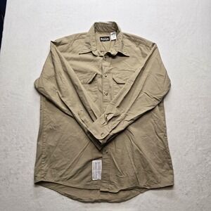 Bulwark FR Work Shirt Flame Resistant Utility Khaki Industrial L-RG